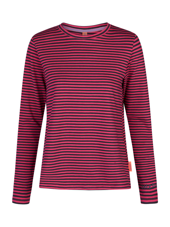 Longsleeve VOSS Navy-Beetroot