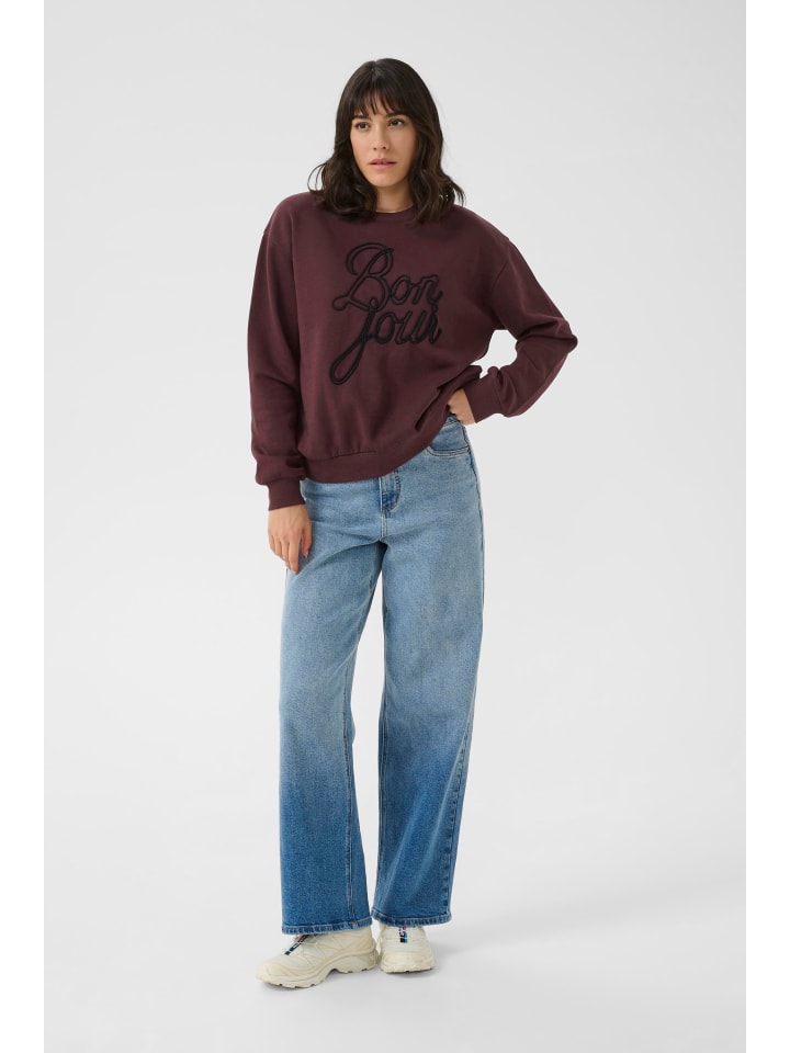 Sweatshirt KAberta Loose fit in Fudge