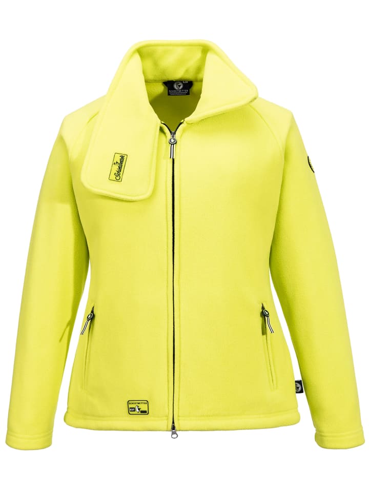 Fleecejacke "Hakenhand Frieda" in lime