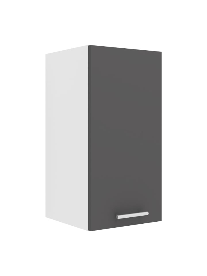 Küchenschrank B. 30 cm Hängeschrank Küche Esilo in Weiß / Anthrazit