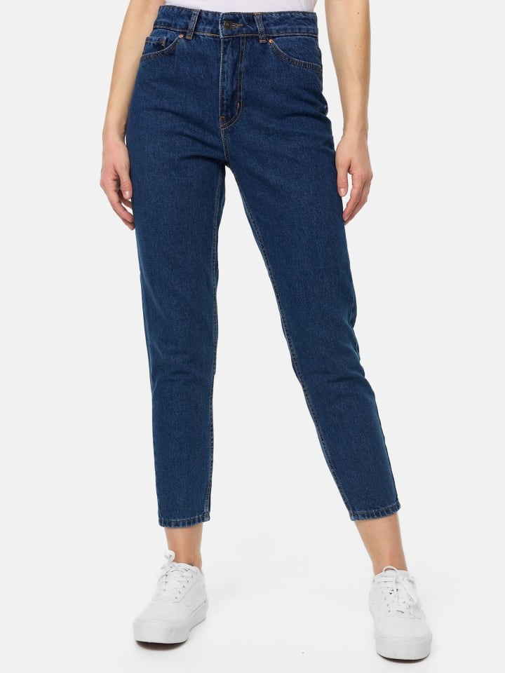 Mom Fit Jeans "F129" in Dunkelblau