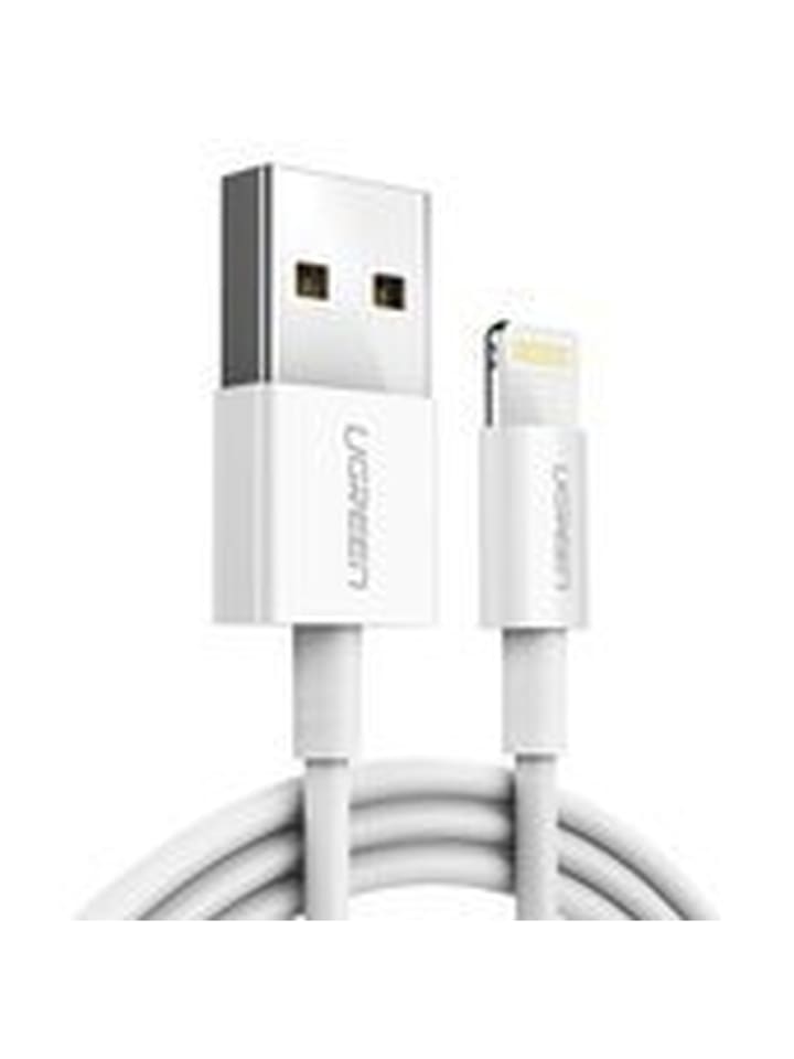 Kabel Ugreen US155 20730 USB-A Lightning MFi 2 4A 2m bialy
