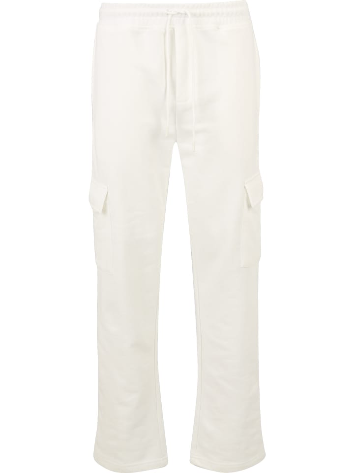 Trousers - Sweat in white