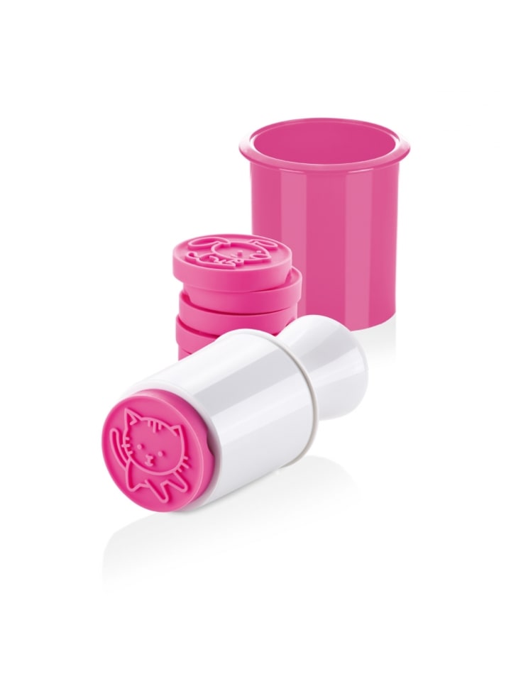 Keks-Stempel DELÍCIA, 6 Tiere in rosa
