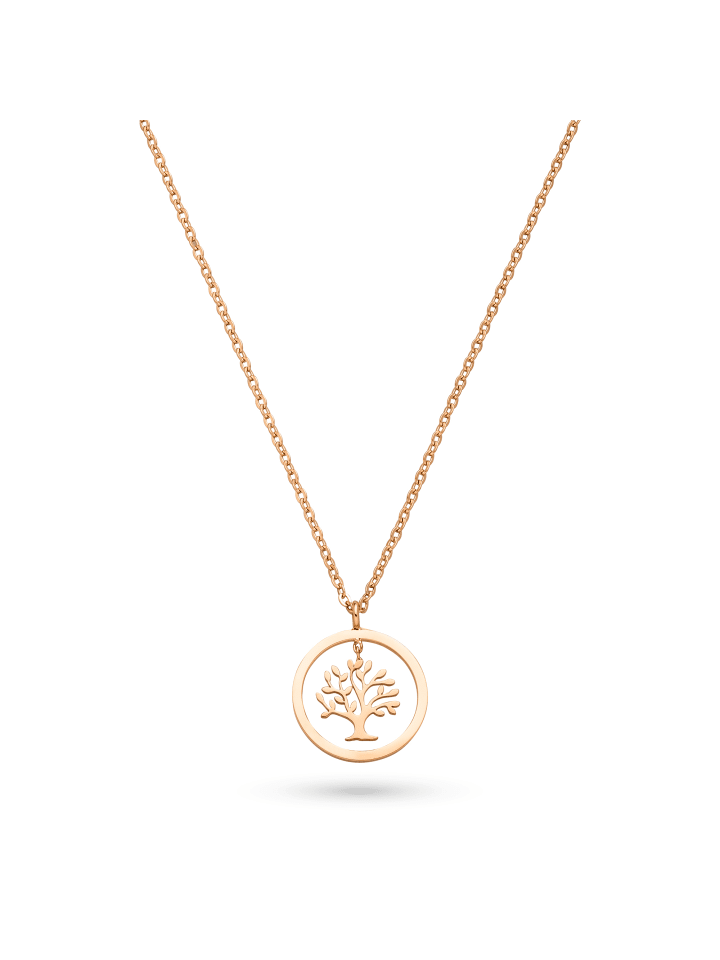 Halskette Tree of Life in roségold