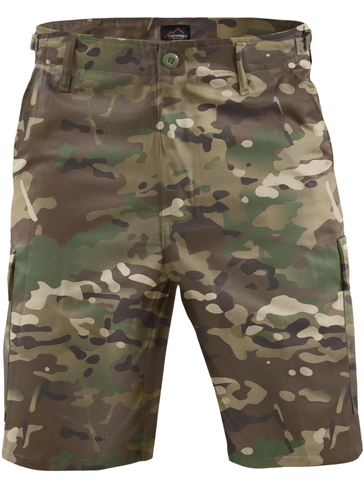 Herren BDU Shorts Dasht in Multitarn
