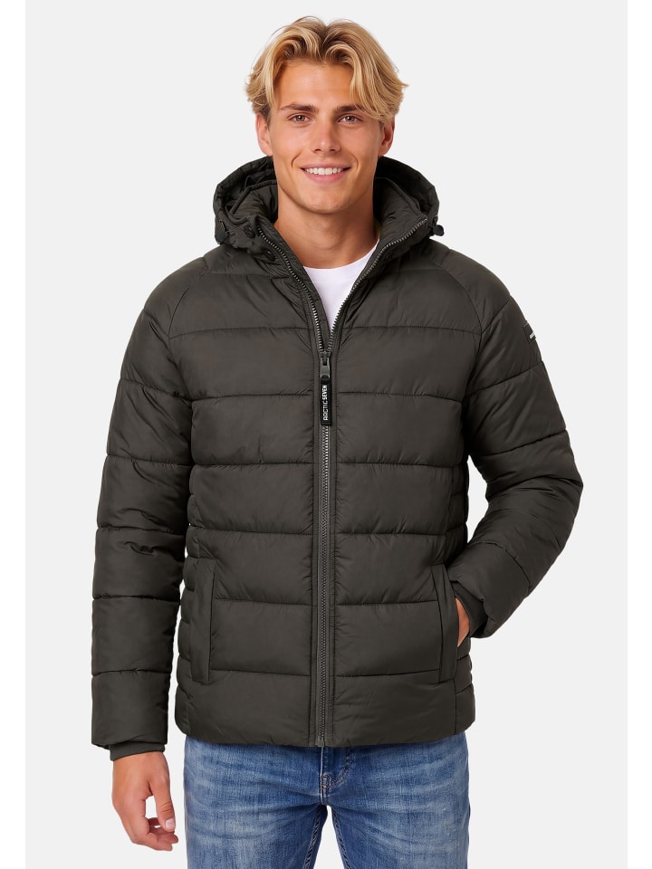 Jacke Arctic Seven Herren Winter Steppjacke AS420 in Dunkelgrau