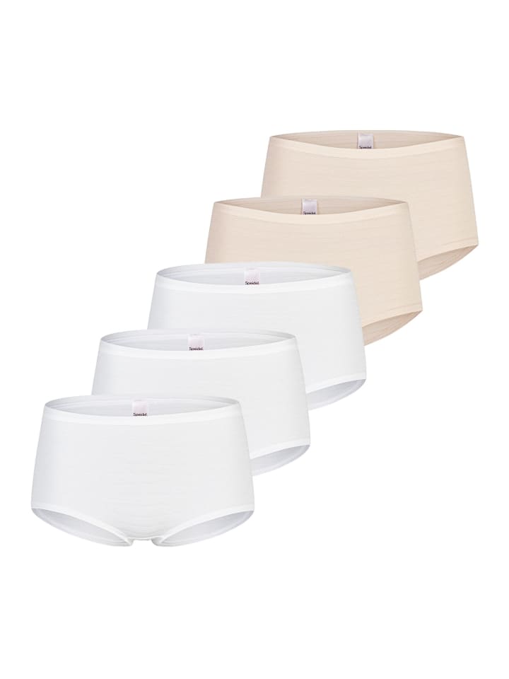 Panty Cotton & More in Weiß / beige