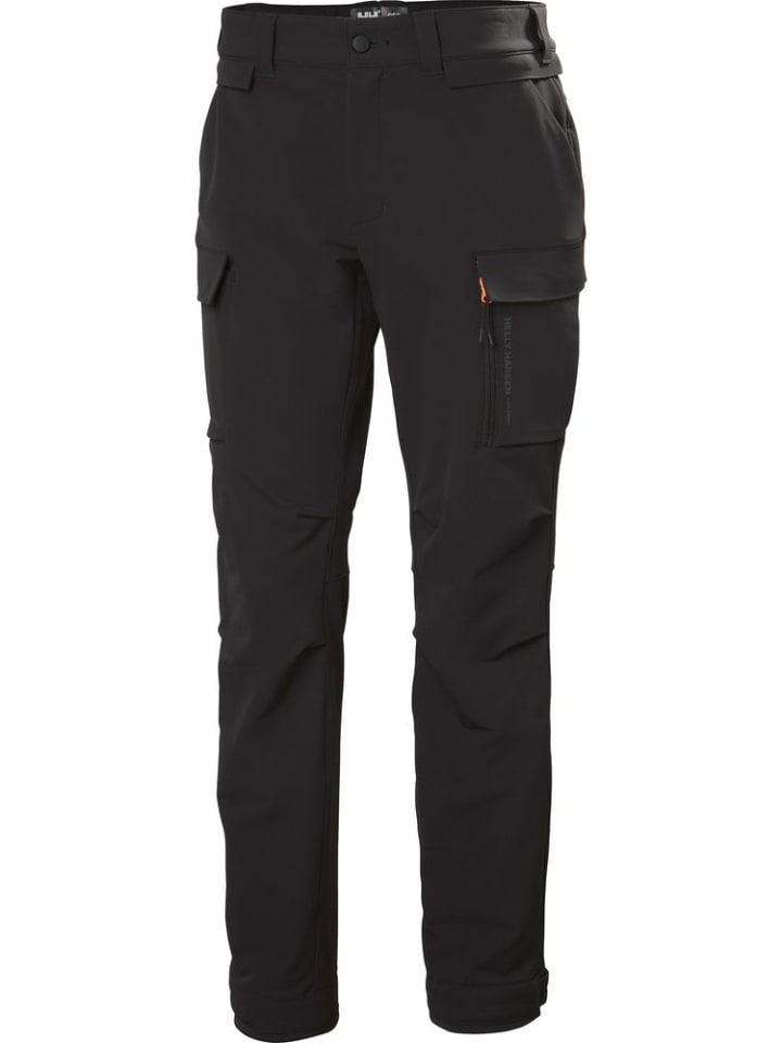 Cargohose "Barcode CNCT" in Schwarz