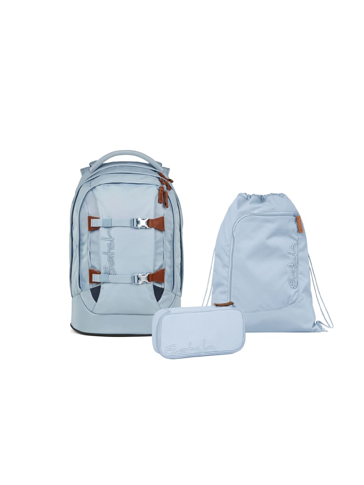 Schulrucksack-Set PACK Nordic Ice Blue 3-teilig in Blau