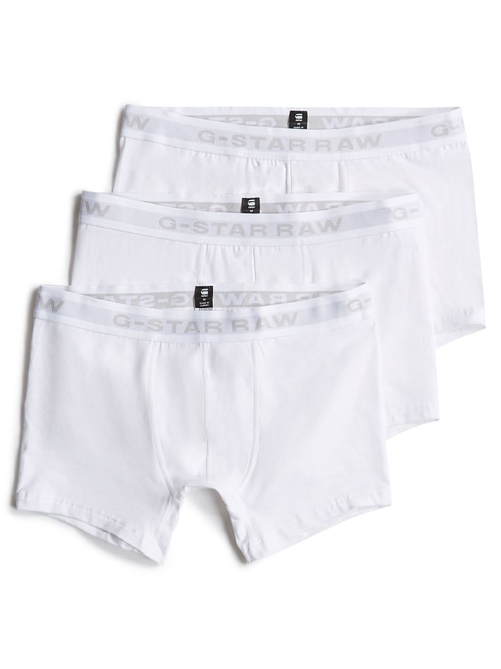 Boxer-Shorts 3 Pack white/white/white