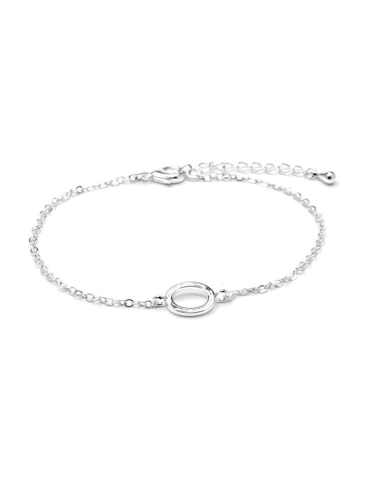silver-finish bracelet - Alphabet