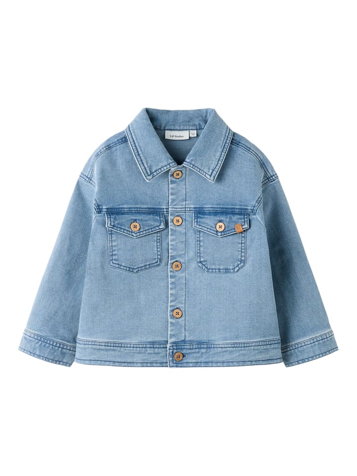 Jacke in Medium Blue Denim
