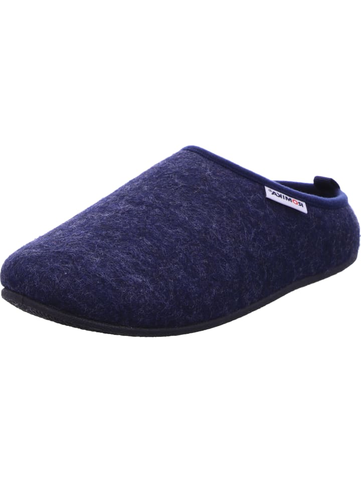 Pantoffel in blau