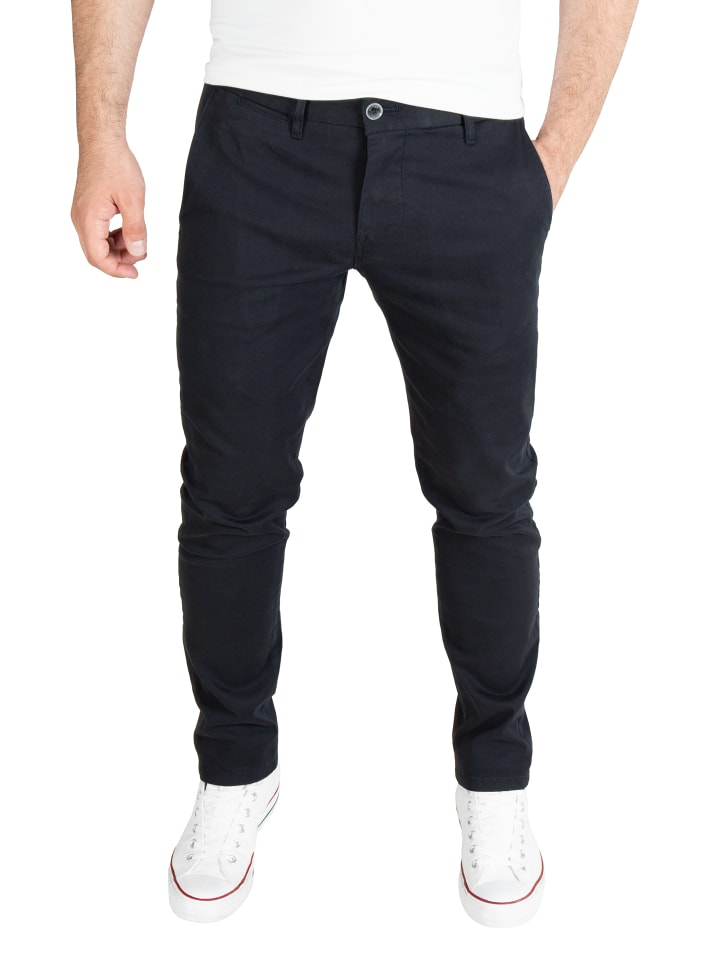 Chino Hose Adriano in Dunkelblau