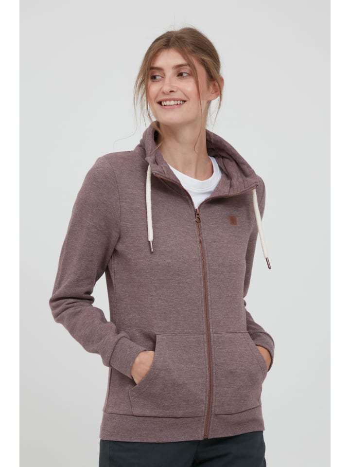 Sweatjacke OXVicky Sweat Zip-Jacke in Braun
