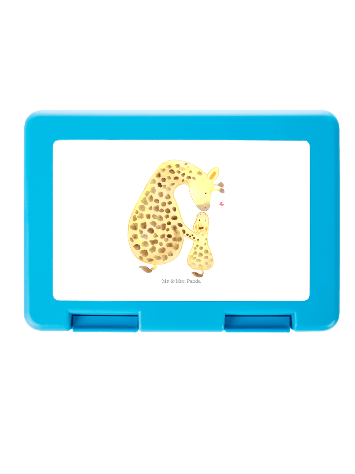 Brotdose Giraffe Kind ohne Spruch in Weiß