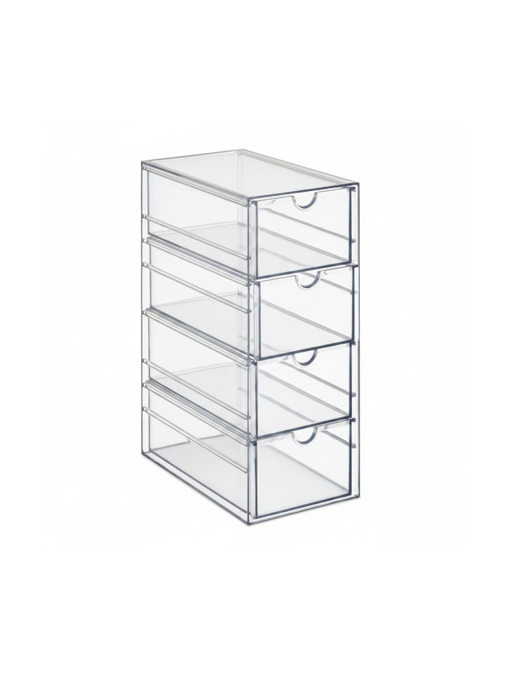Schubladenbox in Transparent - (B)10,5 x (H)25 x (T)17,5 cm