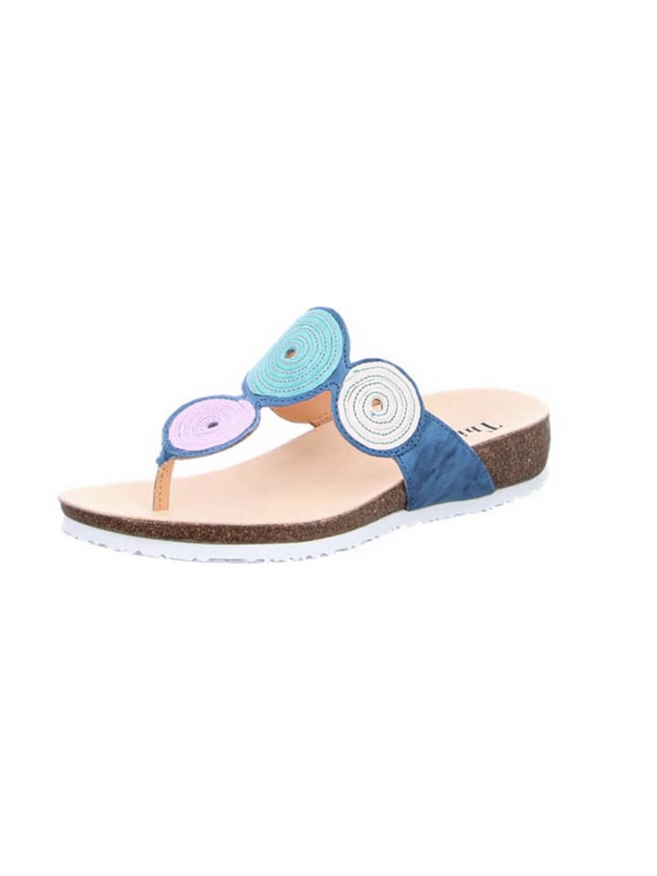 Schnürschuh in blau