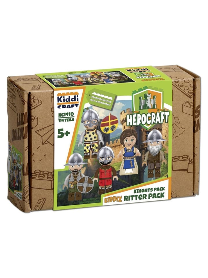 Kiddicraft KC1410 KIDDIZ Figuren-Pack: Ritter