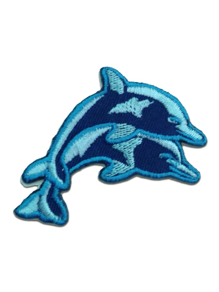 Baby DelfinApplikation Bügelbild inBlau