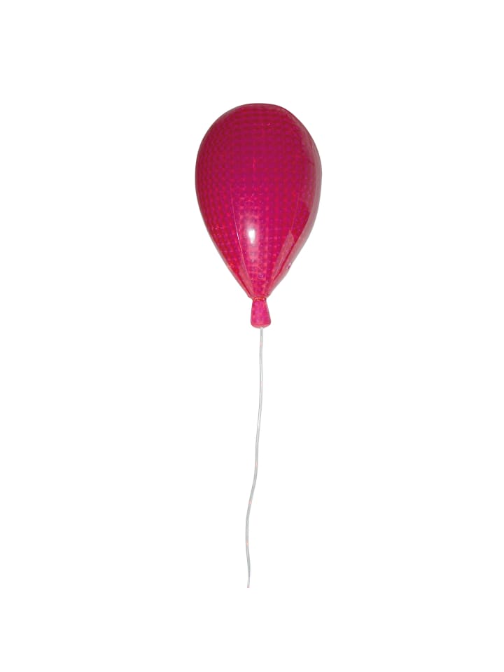 LED Figur "DEKOBALLON" in pink - (L)35 cm x (B)35 cm x (H)50 cm