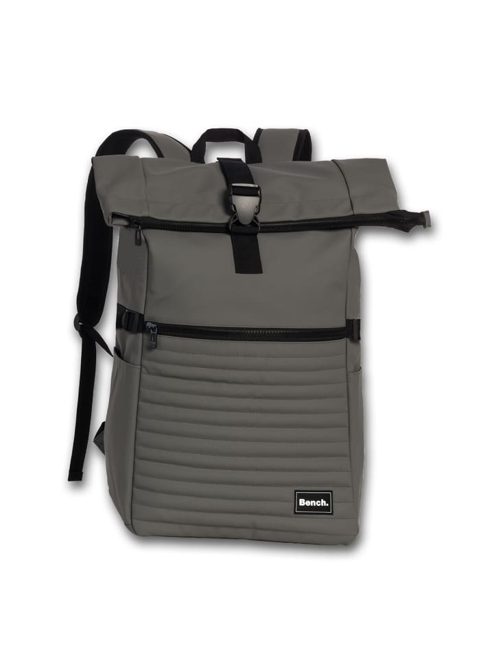 Kunststoff, PU Businessrucksack Bench Rucksack grau ca. 31cm