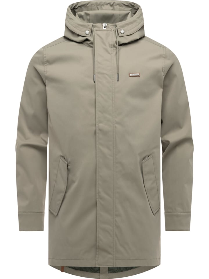 Funktionsmantel Mr Smithem Twill YOUMODO in Dusty Olive