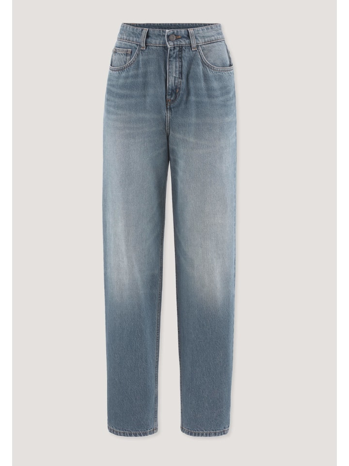 Jeans in greenish blue