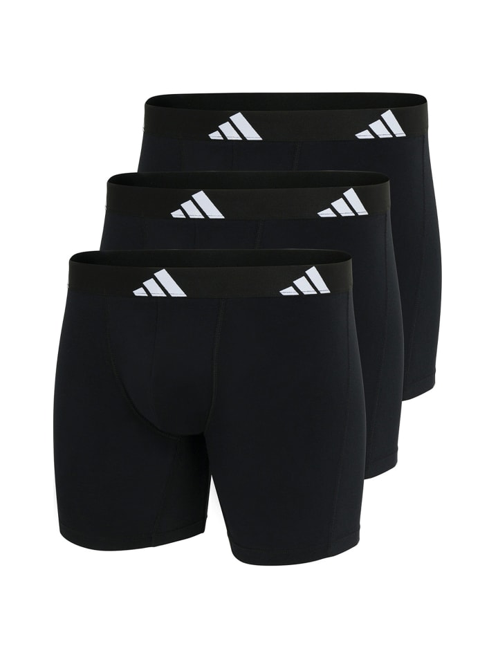 Long Short / Pant Active Flex Cotton in Schwarz