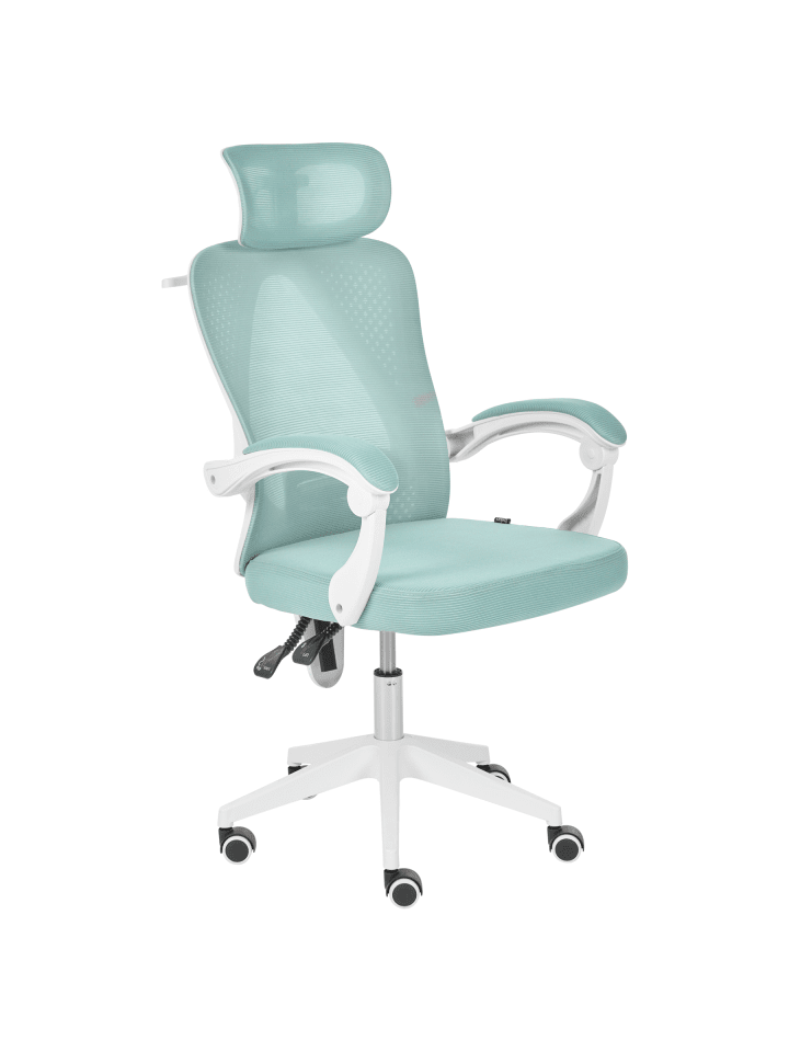 Bürostuhl SERANEV in Grün/Weiß - (W) 60 x (H) 115 x (L) 60 cm
