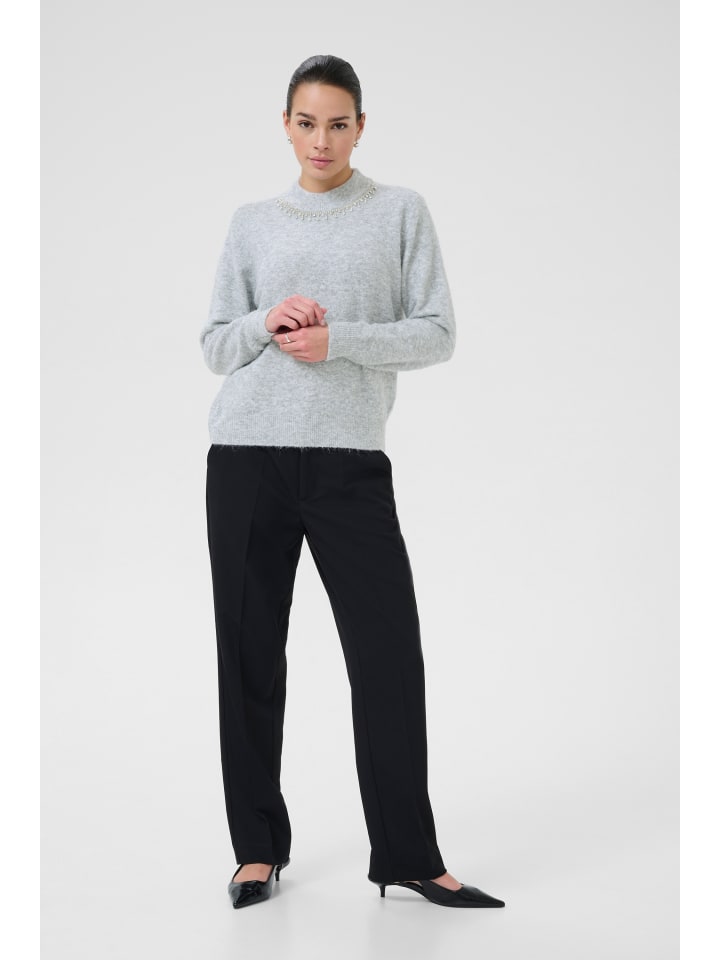 Strickpullover KAroxy Regular fit in Light Grey Melange