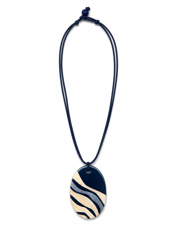 Kurze Kette " Marea " in blau