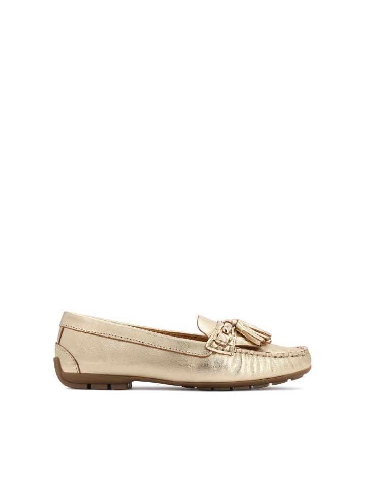 Mokassins in Gold