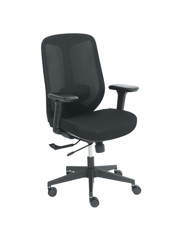 Professioneller Bürostuhl ZELAR in Schwarz - (W) 64 x (H) 100 x (L) 60 cm
