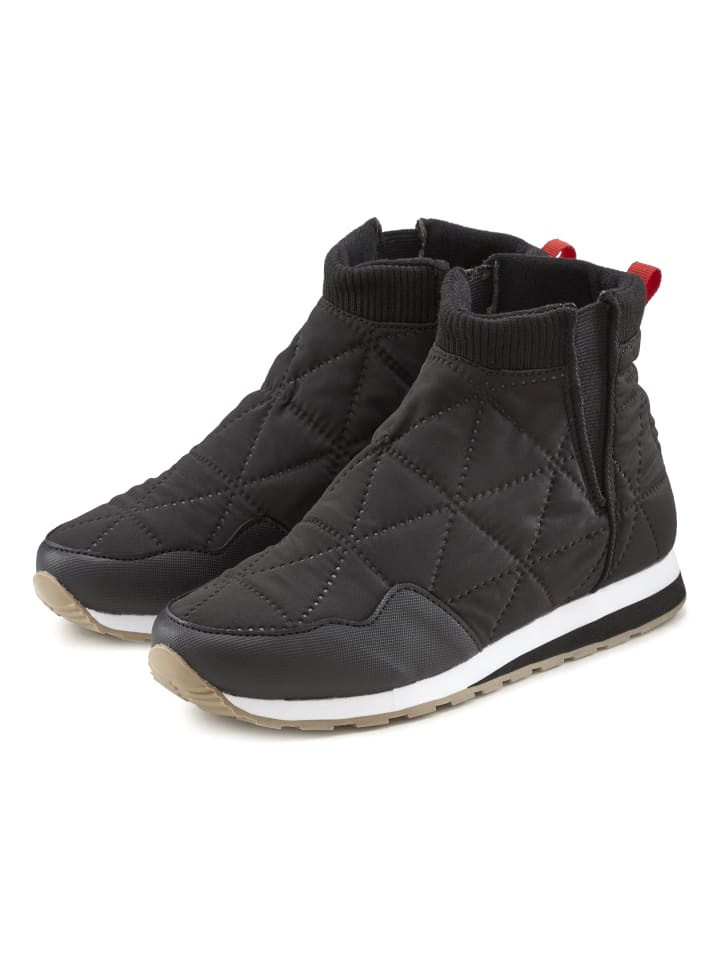 Winterstiefelette in schwarz