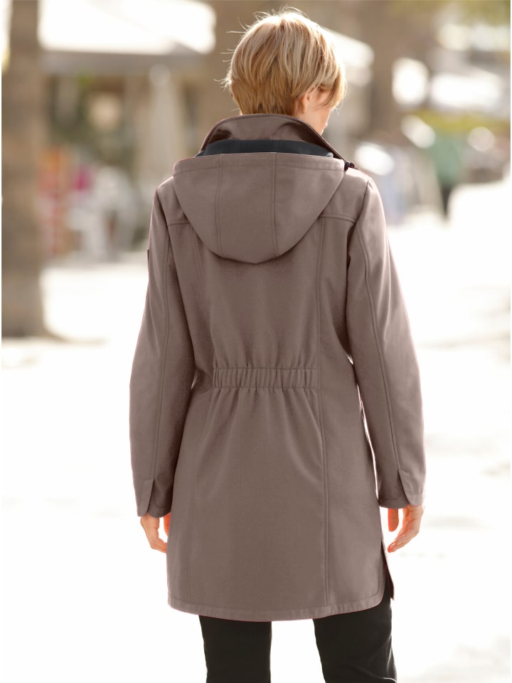 Jacke in taupe