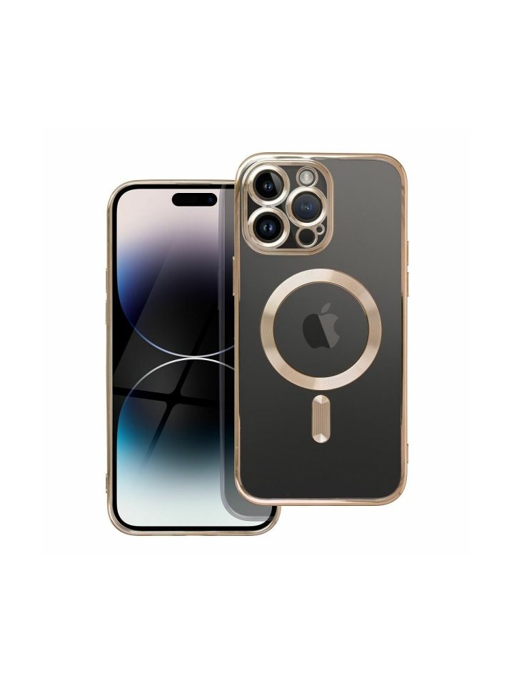 MagSafe Hülle mit Kameraschutz kompatibel mit iPhone 16 Gold in Gold