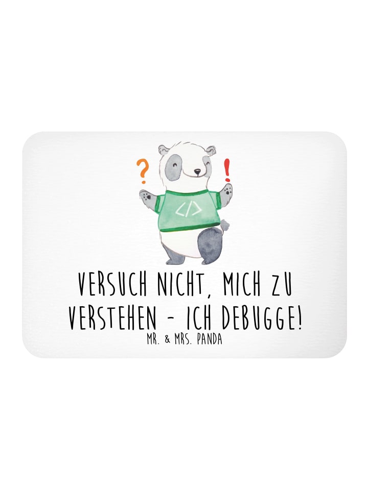Magnet Spruch Softwareentwickler Debugging mit ... in Weiß