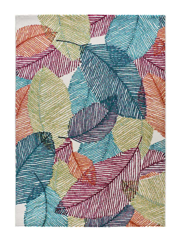 Kurzflor-Teppich VIVA in mehrfarbig