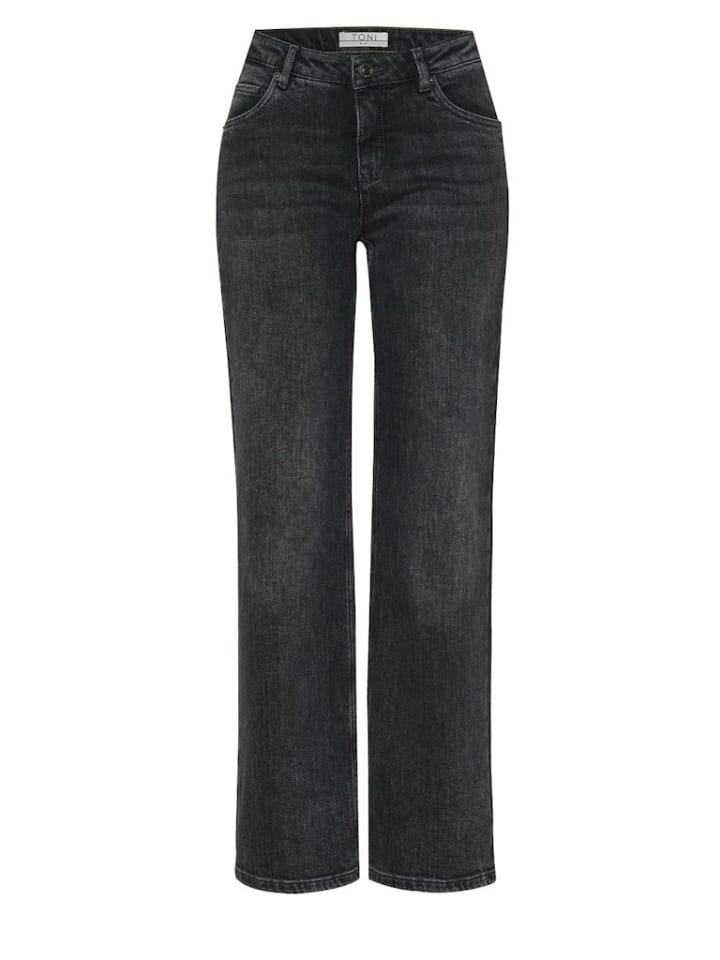 Straight Leg Jeans für Damen in grau