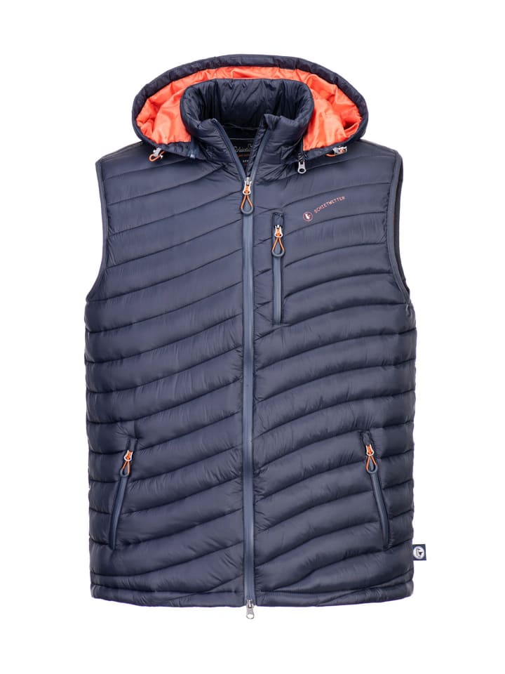 Steppweste in navy