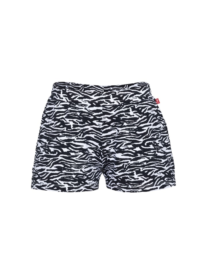 Bikini-Hose Animal Print in black AOP