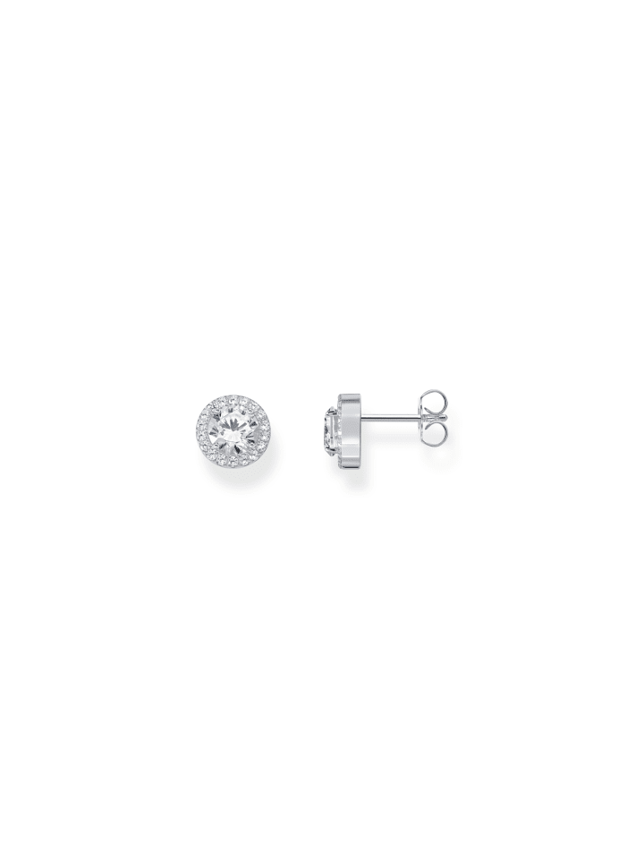 925 Sterling Silber, Zirkonia Ohrschmuck
