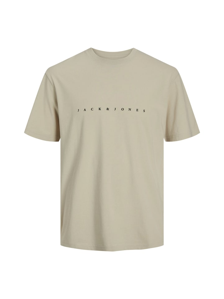 T-Shirt JJESTAR JJ Tee SS in Beige
