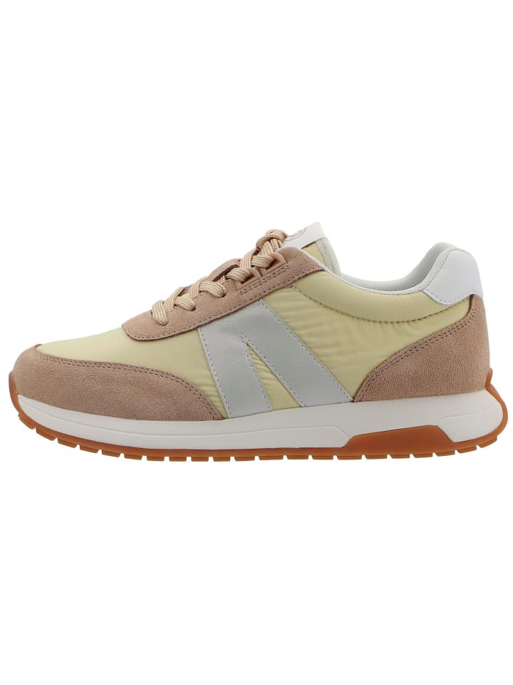 Schnürschuh in beige