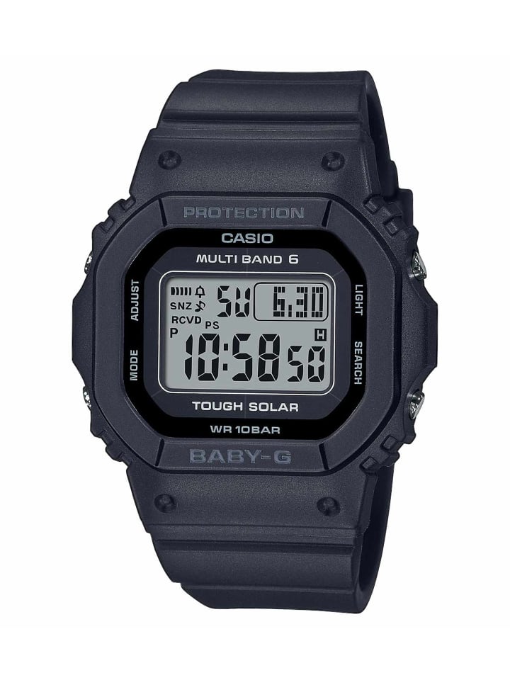 Baby-G Funk Solar Damen- und Jugenduhr Schwarz