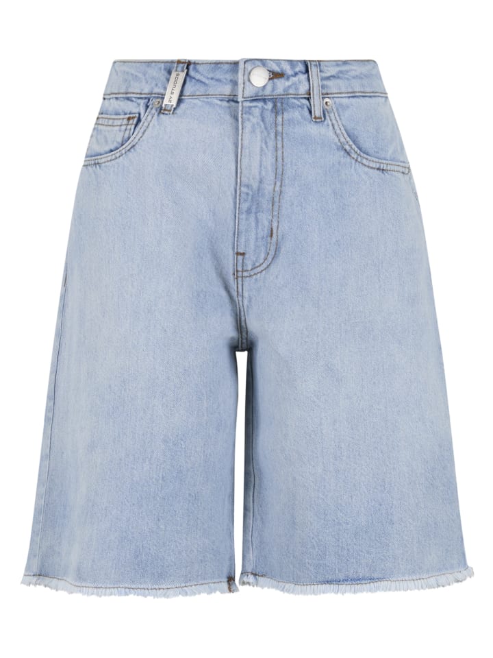 Denim Short in ice blue