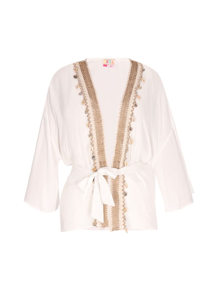Damen Kimono in Weiss