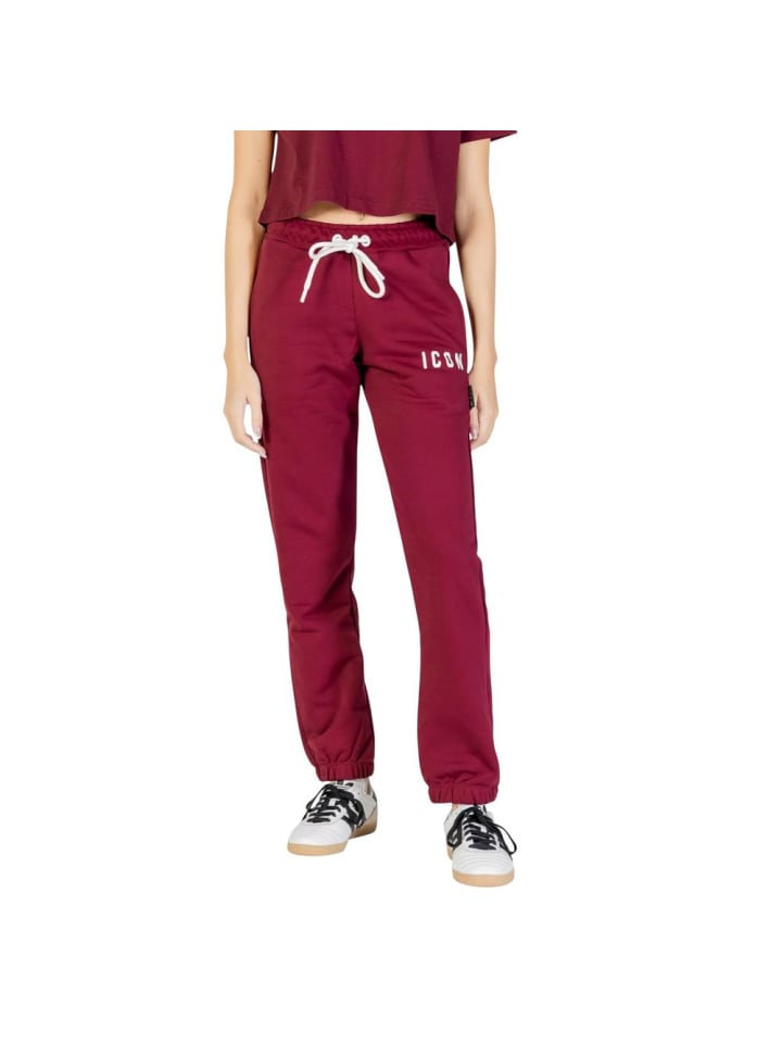 Bordeaux Baumwolle Jogginghose